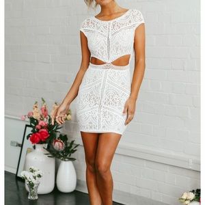 Beach house dress white s/m